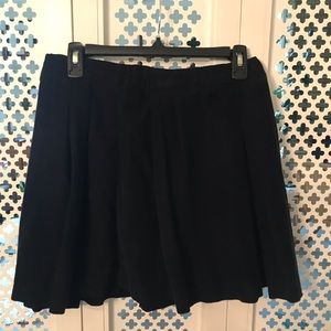 Black velvet skirt with pleats from GapKids